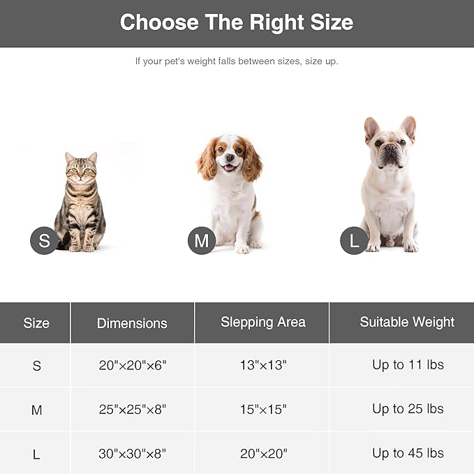 Love's cabin Round Donut Cat and Dog Cushion Bed, 20in Pet Bed for Cats or Small Dogs, Anti-Slip & Water-Resistant Bottom, Super Soft Durable Fabric Pet beds, Washable Luxury Cat Dog Bed Stripe Camel