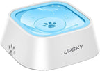 UPSKY No-Slip Slow Drinking Bowl - 35oz No Spill Pet Water Dispenser for Dogs and Cats