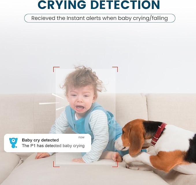 litokam 5MP Indoor Security Camera, 5G/2.4G WiFi Home Security Cameras with Phone App, Pet Cam for Baby Monitor with AI Motion Detection & 2-Way Audio, Night Vision, Compatible with NVR/Alexa