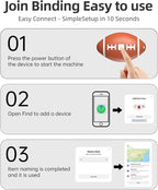 QDAN GPS Dog Tracker Collar: Pet Location Tracker, Smart Item Finder, No Charging, Waterproof, Dog Collar Attachment, Compatible with iOS Only (One Piece)