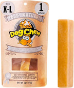 Tibetan Dog Chew Yak Cheese Sticks - Natural Handmade Treats for Extra Large Dogs, Long-Lasting and Easy to Digest with No Additives, Rawhide, Grains, or Gluten, Perfect for Aggressive Chewers, 1 Chew