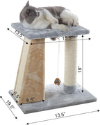 Aeromark Cat Scratcher,Silver Gray,20"(L) X14(W) X20(H),X2001