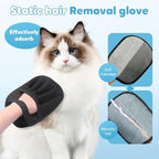 Pet Hair Remover Glove, 2025 New Pet Hair Removal Glove, Upgrade Efficient Grooming Gloves for Pet Hair, Reusable Cat Dog Grooming Gloves Pet Hair, Remover Electrostatic Gloves, for Cats & Dogs