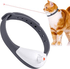KXK Automatic Cat Laser Toys - Wearable Interactive Cat Toys for Indoor Cats Kitty Dogs, Kitten Exercise Collar Toys, Cat Enrichment, USB Rechargeable Black