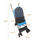 3 Wheels Dog Stroller for Small Dogs - Lightweight & Foldable Small Pet Stroller,The Perfect Comfortable Carrier for Your Beloved Dogs and Cats