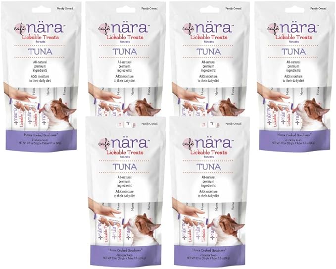 Café Nara Tuna Flavored Lickable Treats for Cats - Pack of 6