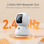2.5K Indoor Camera 2pack, Non-Subscription AI Person/Pet/Cry Detection, 4MP Pet/Dog/Cat/Baby Camera w/Phone App, Pan Tilt 2.4GHz WiFi Cameras for Home Security, Night Vision, Full Duplex 2-Way Audio