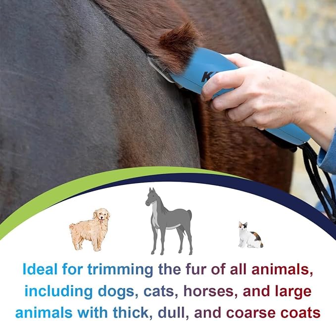 4 Pack Detachable Pet Dog Grooming Blades-Size 10W+7FW+5FW+4FW Dog Grooming Wide Blade,Cutting Length 1/16 in -3/8 in（1.5mm-9.5mm）,Compatible with Most Andis,Oster A5,Wahl km10 Clippers