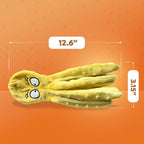 Squeaky Dog Toys – No-Stuffing Crinkle Plush, Durable Puppy Teething & Interactive Play, 2-Pack