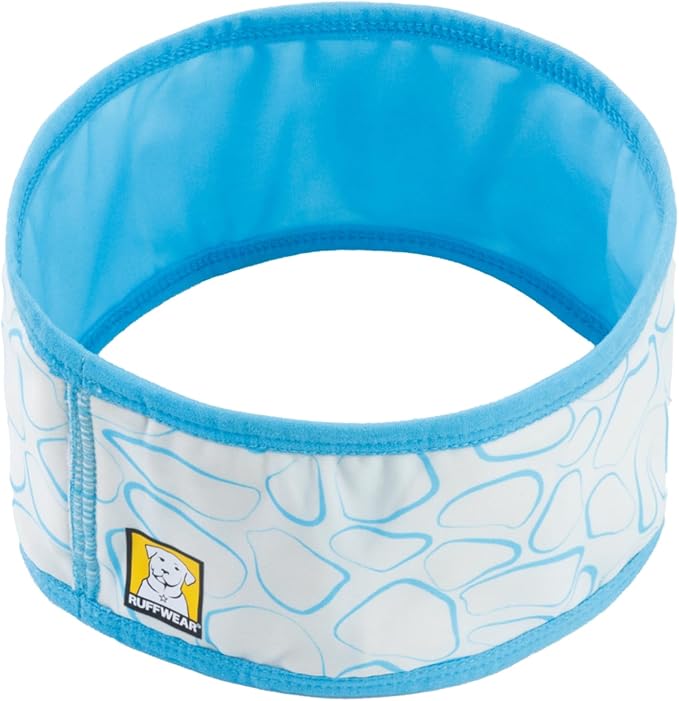 Ruffwear, Swamp Cooler Dog Neck Gaiter, Evaporative Cooling Gear for Hot Weather, Biolumin Blue, X-Small