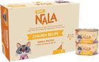 LOVE, NALA - Single Protein Chicken Flaked Wet Cat Food - Hydration Broth, Natural, Grain-Free, Non-GMO, No Gums, No Carrageenan, Human-Grade Chicken, Added Vitamins & Minerals - 2.8 oz, 12 Cans