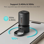 PETLIBRO Automatic Cat Feeder with Camera, 1080P HD Video with Night Vision, 5G WiFi Pet Feeder with 2-Way Audio, Low Food & Blockage Sensor, Motion & Sound Alerts for Cat & Dog Single Tray