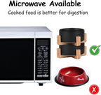 Petygooing Ceramic Black Cat Dog Bowl Set with Stand,Pet Food and Water Dish,Medium Pet Bowls Anti-Slip Set of 2 Cat Bowls-Pet Food Dishes- Small Medium Size Dog (28 OZ /3.6 Cups)