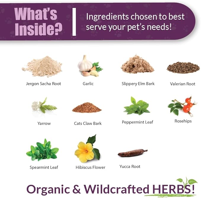 Amber NaturalZ Adizone C Herbal Supplement for Cats | Supports Healthy Inflammatory Response, Occasional Discomfort, and Normal Joint Function | Natural Aid for Active and Aging Felines