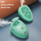 Cat Steam Brush for Shedding, 4 in 1 Rechargeable Steam Brush for Cats and Dogs, Anti-Static, Massage, Cleaning, Shedding & Combing All In One!