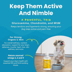 Liquid Multivitamin for Dogs with Probiotics, 8 in 1 Vitamins for Immune Support, Energy & Digestion, High Absorption Liquid Dog Supplement, Made in USA, 32 oz