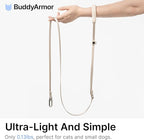 Cat Harness and Leash Set, Lightweight Escape Proof Cat Harness Leash with Padded Handle, Adjustable Cat Leash and Harness for Kitten Small Large Cats Walking Training (Vivid Red, S)