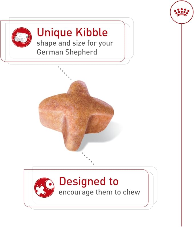 Royal Canin Breed Health Nutrition German Shepherd Adult Dry Dog Food, 30 lb Bag