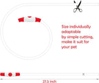 Led Dog Collar, BSEEN USB Rechargeable Flash Dog Necklace Light, Pet Safety Collar Makes Your Beloved Dogs Be Seen at Night for Small Medium Large Dogs(Red)