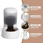 Gravity Cat Feeder with 2.8L Capacity, BPA Free, Food Grade Plastic, Automatic, Eco-Friendly