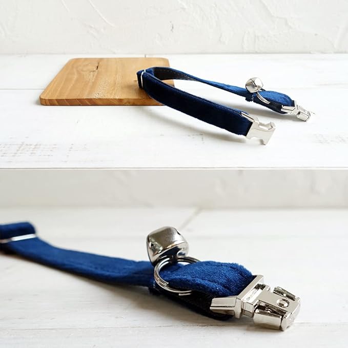 Cat Collar Personalized with Name Phone Number Engraved,Customized with Bell for Small Dogs Puppy Kitten