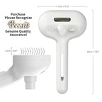 Cat Steam Brush for Shedding, 3 In 1 Steam Pet Brush Self Cleaning, Dog Brush for Long and Short Hair Dogs and Cats, Pet Grooming Comb Remove Tangled Loose Hair, Type-C Fast Charging (White)