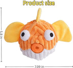 Dog Toys for Aggressive Chewers,Squeaky Dog Toys to Keep Them Busy,No Stuffing Interactive Dog Chew Toys,Suitable for Medium,Large and Small Dogs (Yellow Fish)