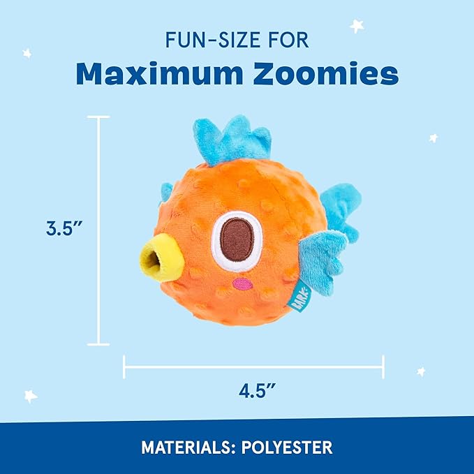 Barkbox Air Head Dog Toy – Rip & Reveal Plush Toy with Hidden Spiky Squeaker Ball, Crazy Crinkle & Fluffy Filling – Interactive Play for Medium to Large Dogs