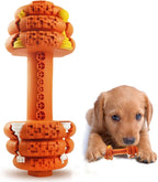 Dog Chew Toys for Aggressive Chewers,Food Grade Non-Toxic Dental Pet Toy,Tough Durable Indestructible Dog Toys for Small Medium Dogs.Orange（8IB-15IB）