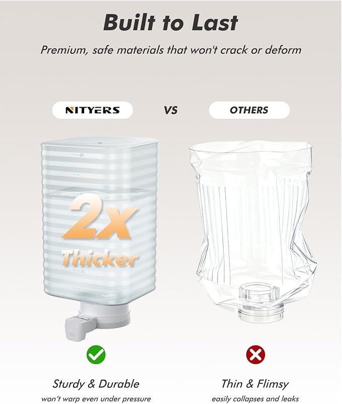 Automatic Dog Water Bowl Dispenser with Patented Faucet - 8L Large Gravity Cat Water Dispenser with Filter & Adjustable Base, Wide Mouth for Easy Clean, BPA-Free, Stainless Steel Pet Waterer for Pets