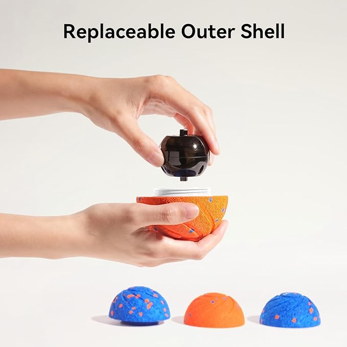 Cheerble Smart Interactive Dog Toy, Wicked Ball AIR, Automatic Moving, Bouncing, Rotating, IPX7 Waterproof Rating, Active Rolling Ball for Medium and Large Dogs