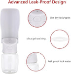Portable Pet Travel Water Bottle 350 ml, Lightweight Portable Dog & Cat Drinking Dispenser