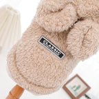 Cat Bunny Ears Costume Cute Dog Kitten Hoodies Sweater Rabbit Ears Puppy Pet Apparel (XX-Large,Beige)