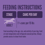 A Strong Heart Wet Dog Food, Chopped Dinner with Beef - 13.2 oz Cans (Pack of 12), Made in The USA with Real Beef