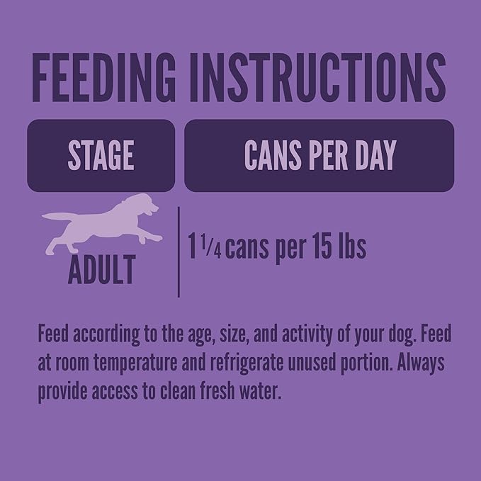 A Strong Heart Wet Dog Food, Chopped Dinner with Beef - 13.2 oz Cans (Pack of 12), Made in The USA with Real Beef