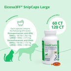 SnipCaps Omega 3 Free Fatty Acid Capsules for Dogs - Large, 60 ct
