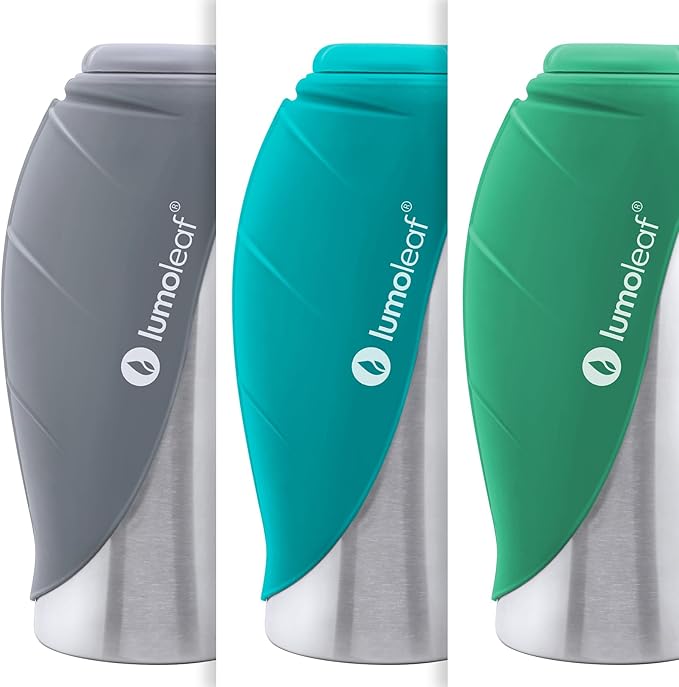 LumoLeaf Portable Dog Water Bottle 27 OZ, Stainless Steel Pet Travel Water Bottle Dispenser for Walking, Hiking and Outdoor, Portable Water Bowl for Large Dogs (Blue)