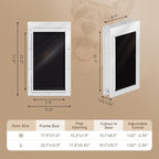 3-Flap Dog Door, Doggy Doggie Door, Cat Door for Install in Interior and Exterior Doors or Wall, Insulation Layer, 2 Magnetic Flaps, Closing Panel, Never Rust, for Pets Up to 45lb (Medium)