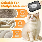 2PCS New Upgraded Thickened Electrostatic Pet Hair Removal Gloves Brush,Reusable Cat Dog Hair Remover Grooming Gloves,Double Sided Washable Static Animal Fur Removal Tool for Couch,Carpet,Clothes