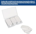 Fesorsi 25 Pcs Aluminum Tags for Engraving,Rectangle Stamping Blanks Tags,Sliver Military Dog Tags,Anodized Blank Metal Tags,Personalized Pet Dog ID Tags Blank with Hole DIY Pendants Decorative Craft
