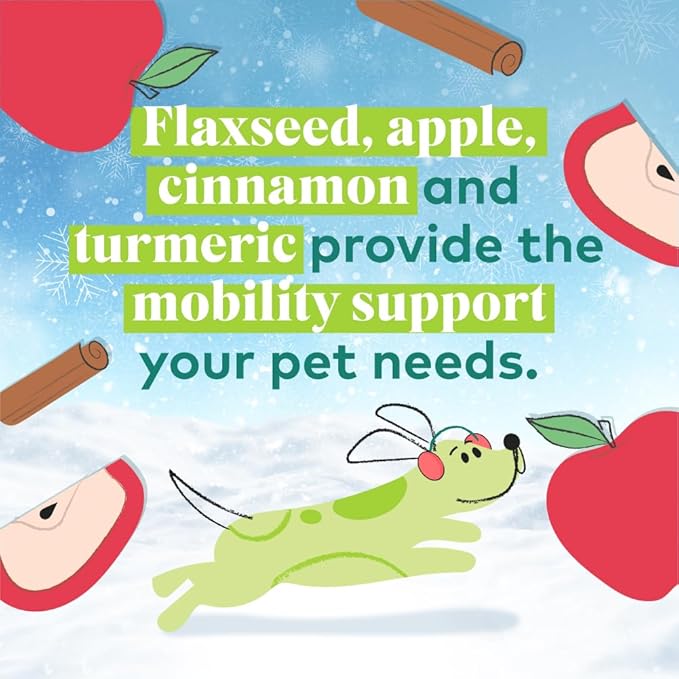 Honest to Goodness Plant Snacks Limited Edition Holiday Apple Spice Recipe Dog Treats, 4oz