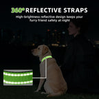 Reflective Dog Collar, Soft Neoprene Padded Nylon Pet Collar with Quick-Release Buckle, No-Choke Design Adjustable for Puppy Dogs,Green,XS