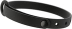 Black Cat Collar - Soft, Comfortable, and Lightweight Breakaway Collar with Name Tag Ring for Outdoor Cats and Sensitive Skin Pets by Nuvuq (6 ⅞" to 10 ¼", Black)