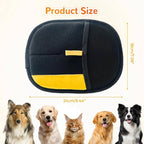 2025 Upgrade Pet Hair Remover Electrostatic Gloves, Reusable Pet Hair Removal Glove for Cats & Dogs, Premium Cat & Dog Hair Remover Mitt for Couch Furniture Carpet Car Seat (2)