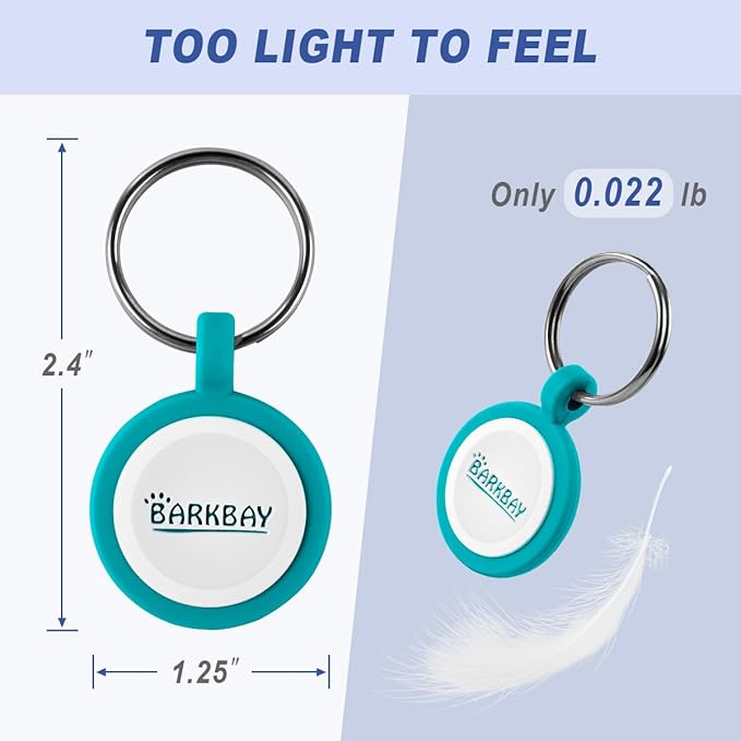 Dog Tags Personalized,QR Code Smart Pet ID Name Tag,Instant Location Alerts,Easy Online Profile Updates,No Fees,No Apps,Anti-Lost,Waterproof Silicone Dog Cat Tag for Small,Medium,Large Dogs(Blue)