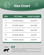 FAYOGOO Cat Harness, Cat Leash and Harness Set for Walking Escape Proof, Harness for Small Cats/Small Dogs, Large Kitten/Puppy Harness and Leash, Harness for Cats S-XXL(Neon Green, XX-Large)