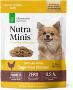 ULTIMATE PET NUTRITION Nutra Minis Dog Air-Dried Training Treats (5 oz) (Chicken)