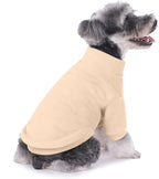 Dog Sweater, 3 Pack Dog Sweaters for Small Dogs Girl Boy, Ultra Soft Warm Puppy Clothes Dog Coat for Winter (Peach+Lt Camel+Pink, Large)