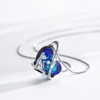 Black Cat/Fox/Owl/Panda/Butterfly/Cat/Dog Paw Print/Mushroom for Women Sterling Silver Animal Pendant Necklace Jewelry Christmas Birthday Gifts for Couples Sisters