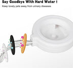 Sfozstra Automatic Pet Water Dispenser: 9L Lagre Dogs Stainless Steel Gravity Feeder - Convenient Drinking Water Dispenser Designed for Dogs and Cats (White, 9L)